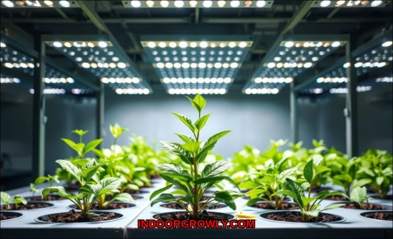 Clean vector illustration of how smart grow lights