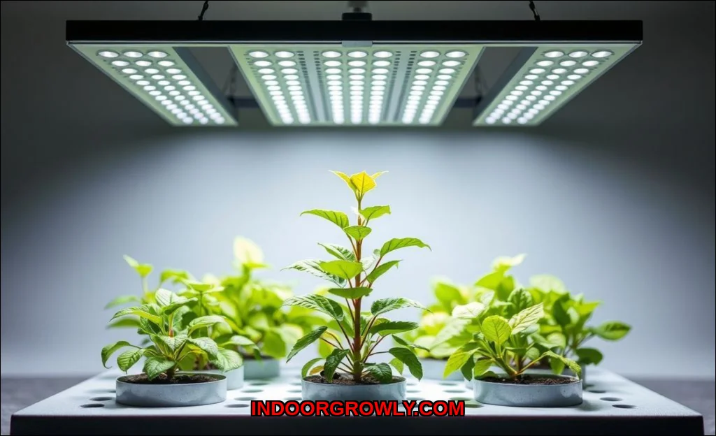 Clean vector illustration of what smart grow light