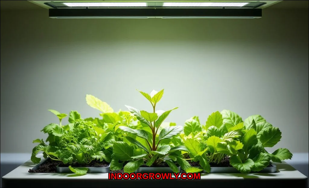 Clean vector illustration of what smart grow light