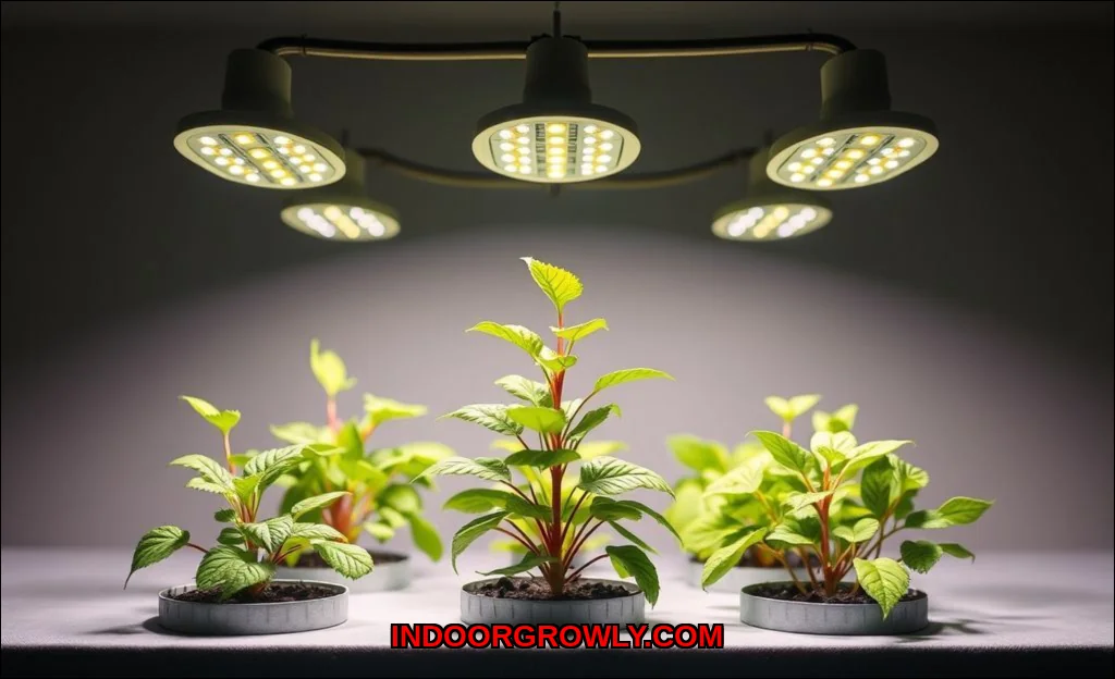Clean vector illustration of why smart led grow li