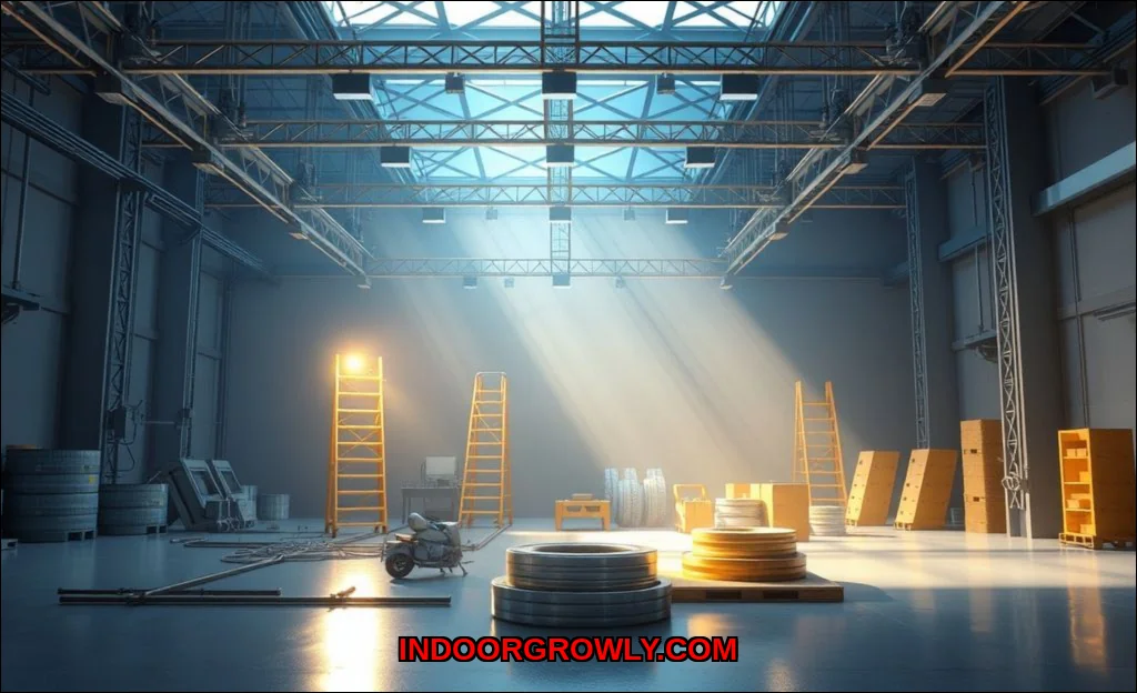 Clean vector illustration of calculating light req